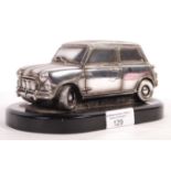 ORIGINAL LEONARDO MADE SILVER DREAMS MINI COOPER MODEL