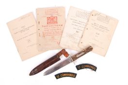 COLLECTION OF WWII SECOND WORLD WAR COMMANDO RELATED ITEMS