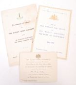 COLLECTION OF UGANDA KINGS AFRICAN RIFLES EPHEMERA