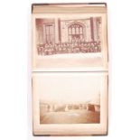 ANTIQUE 19TH CENTURY PHOTOGRAPH ALBUM ROYAL MILITARY ACADEMY