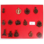 COLLECTION OF ORIGINAL WWII SECOND WORLD WAR ECONOMY CAP BADGES