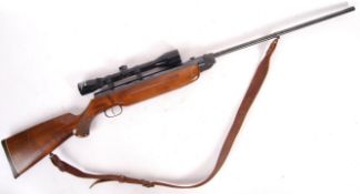 VINTAGE GERMAN WEIHRAUCH .177 CALIBRE AIR RIFLE WITH SIGHT