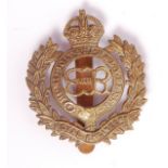 RARE EDWARD VIII ROYAL ENGINEERS BRITISH ARMY CAP BADGE