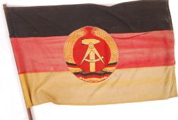 ORIGINAL MID 20TH CENTURY GERMAN DEMOCRATIC REPUBLIC FLAG