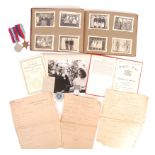 INCREDIBLE WWII PRISONER OF WAR PHOTOGRAPH ALBUM & MEDALS