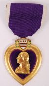 WWII SECOND WORLD WAR US ARMY PURPLE HEART MEDAL