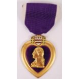 WWII SECOND WORLD WAR US ARMY PURPLE HEART MEDAL