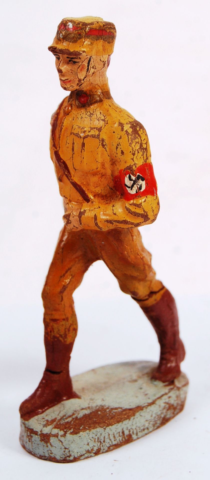 RARE ANTIQUE GERMAN NAZI PARTY BROWNSHIRT ELASTOLI - Bild 3 aus 4