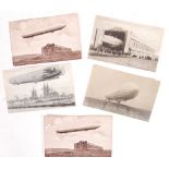 COLLECTION OF EARLY 20TH CENTURY ZEPPELIN RELATED POSTCARDS