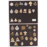 COLLECTION OF ASSORTED 20TH CENTURY CAP BADGES