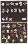 COLLECTION OF ASSORTED 20TH CENTURY CAP BADGES