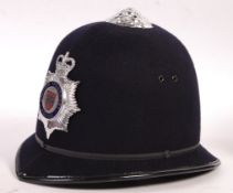 BRITISH TRANSPORT POLICE UNIFORM CUSTODIAN HELMET W/BADGE