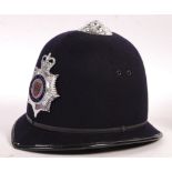 BRITISH TRANSPORT POLICE UNIFORM CUSTODIAN HELMET W/BADGE