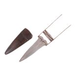 20TH CENTURY INDIAN KATAR STEEL PUNCHING DAGGER