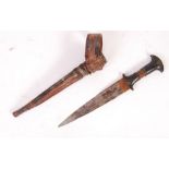 EARLY 20TH CENTURY AFRICAN SUDANESE DERVISH ARM DAGGER