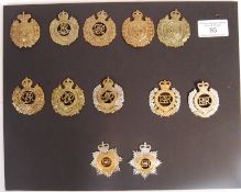 BRITISH ARMY ROYAL ENGINEERS CAP BADGE COLLECTION - WWI TO NOW