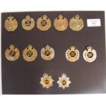 BRITISH ARMY ROYAL ENGINEERS CAP BADGE COLLECTION - WWI TO NOW