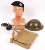 COLLECTION OF WWII ROYAL TANK CORP ITEMS & UNIFORMS