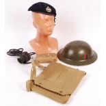 COLLECTION OF WWII ROYAL TANK CORP ITEMS & UNIFORMS