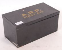 WWII ARP FIRST AID TIN WITH CONTENTS