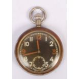 ORIGINAL WWII LUMINOUS DIAL POCKET WATCH GENERAL S