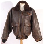 COMMEMORATIVE ARMY AIR FORCE LEATHER FLYING JACKET