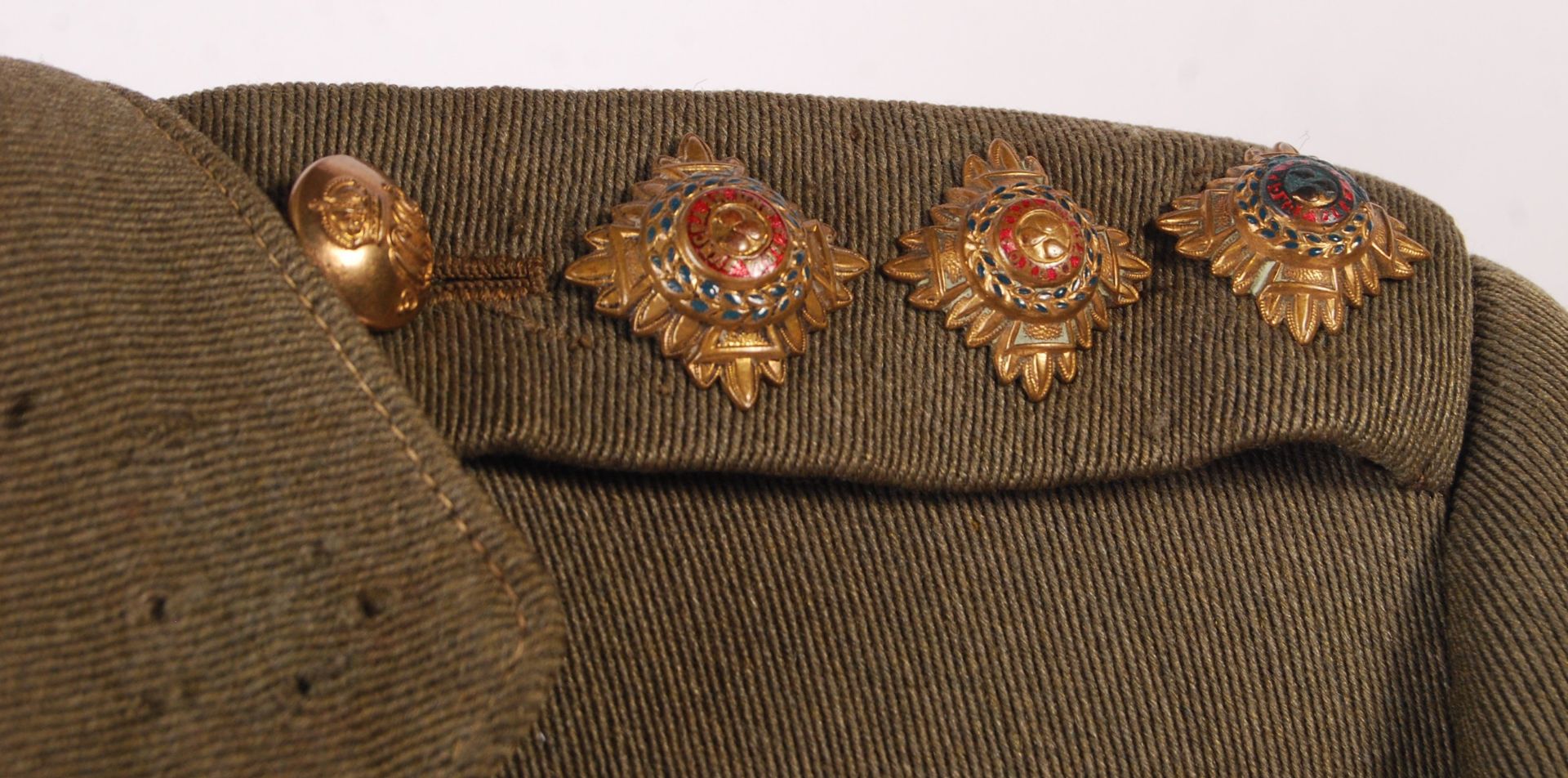 RARE WWI FIRST WORLD WAR DRESS JACKET NAMED TO LT G. SALE - Bild 4 aus 5