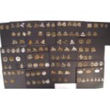 INCREDIBLE LARGE COLLECTION OF X200 MILITARY CAP BADGES