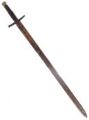 19TH / 20TH CENTURY AFRICAN SUDANESE KASKARA SWORD