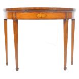 RARE 18TH CENTURY GEORGIAN SATINWOOD CARD TABLE