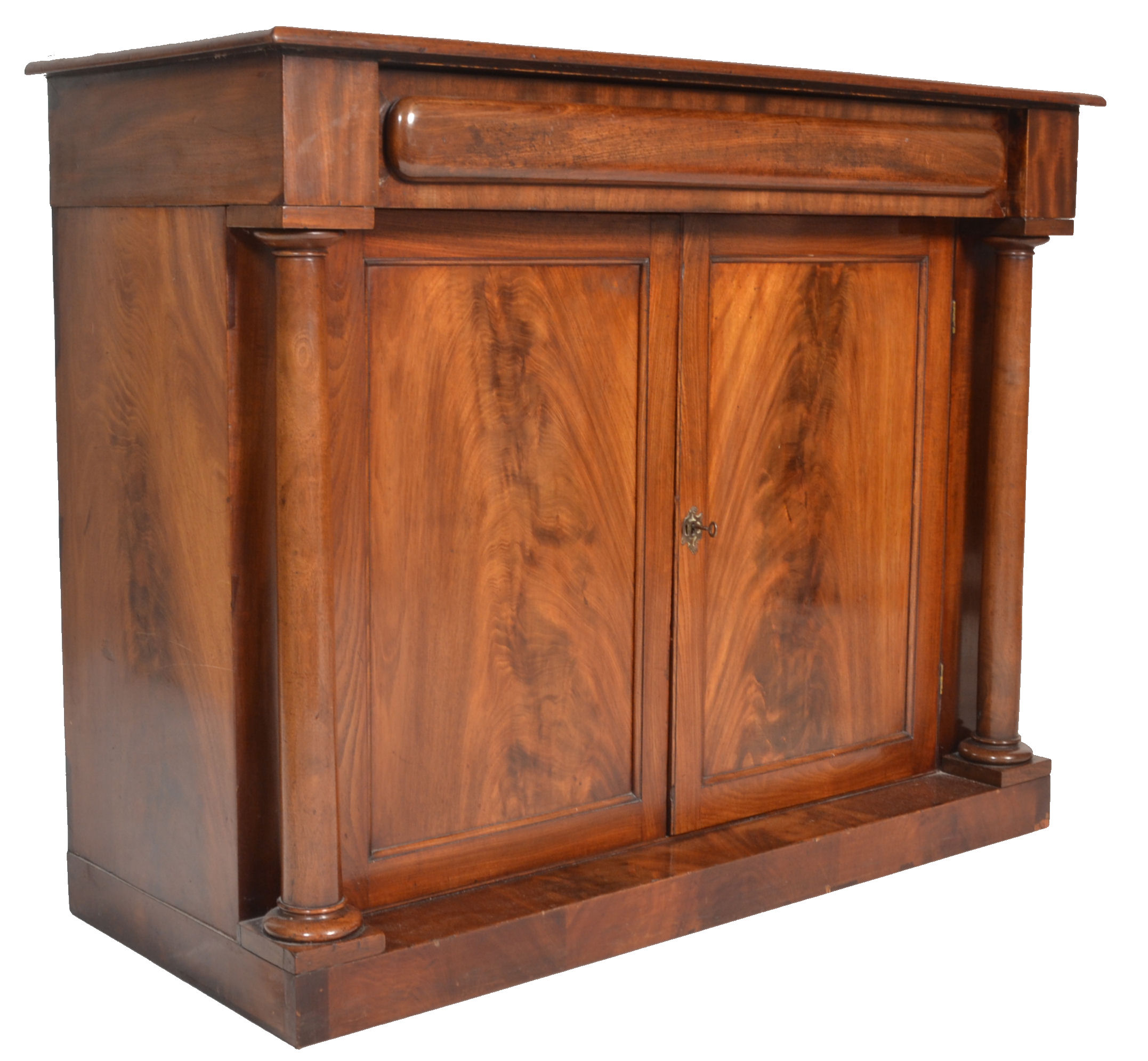 19TH CENTURY VICTORIAN MAHOGANY CHIFFONIER SIDEBOA