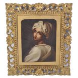 OIL ON CANVAS PAINTING OF BEATRICE CENCI AFTER GUI