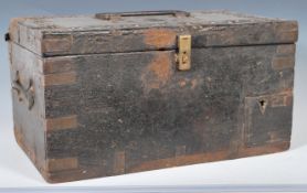 AN ANTIQUE RAJASTHAN INDIAN DOWRY MARRIAGE CHEST B