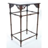 VICTORIAN 19TH CENTURY MAHOGANY ARTS & CRAFTS OCCA