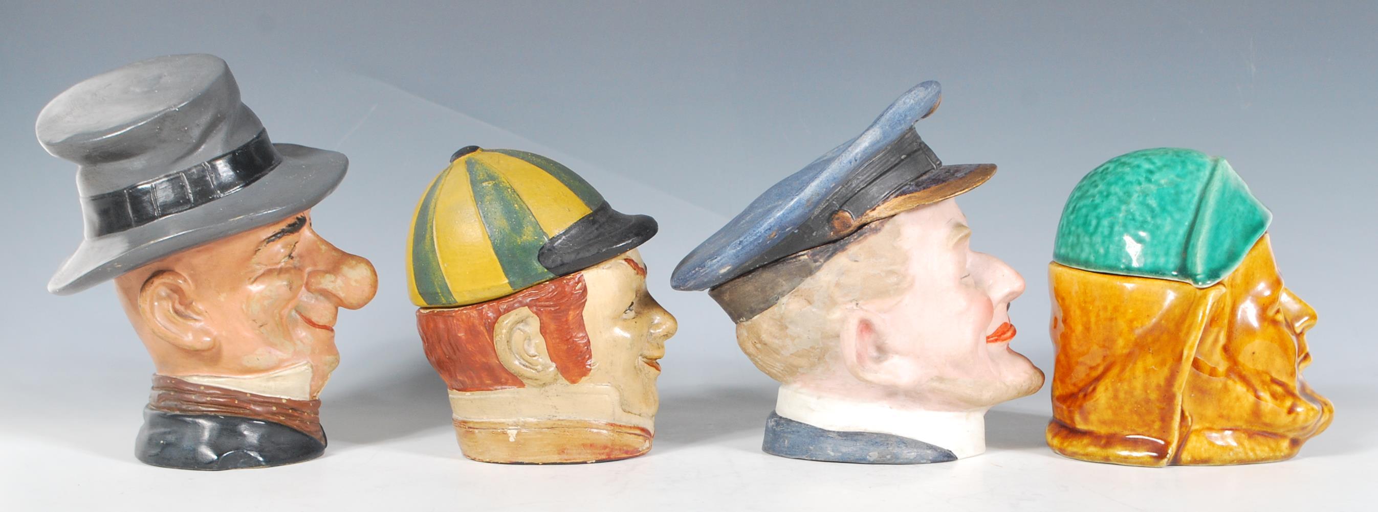 A group of 4 German made novelty ceramic / bisque - Image 2 of 8