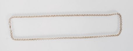 An English hallmarked 925 silver belcher link neck