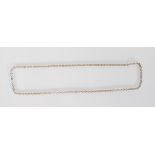 An English hallmarked 925 silver belcher link neck