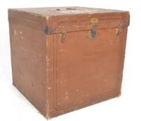 An early 20th Century Belgian steamer travel trunk