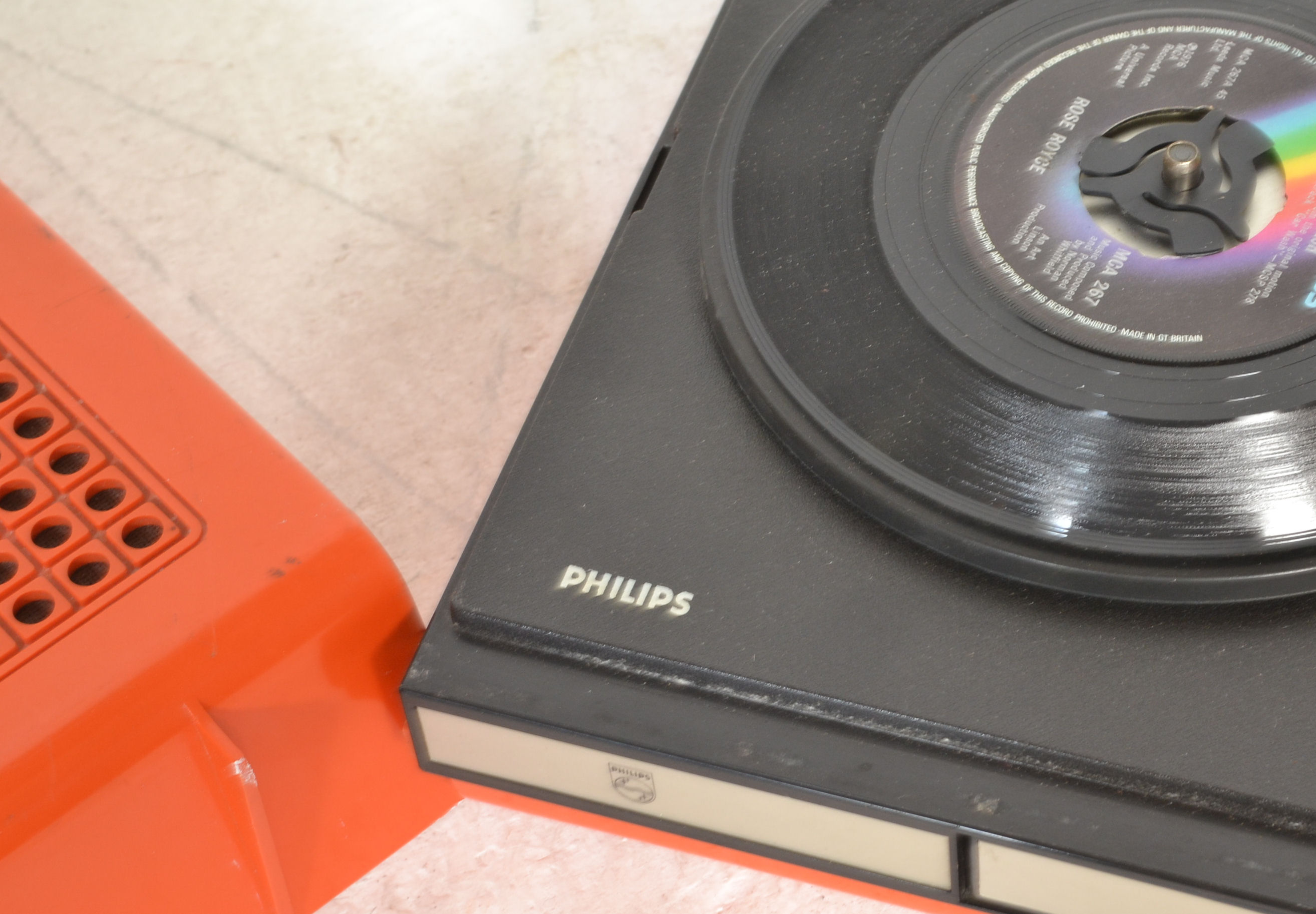 A vintage 1970's Philips 523 portable stereo desig - Image 2 of 5