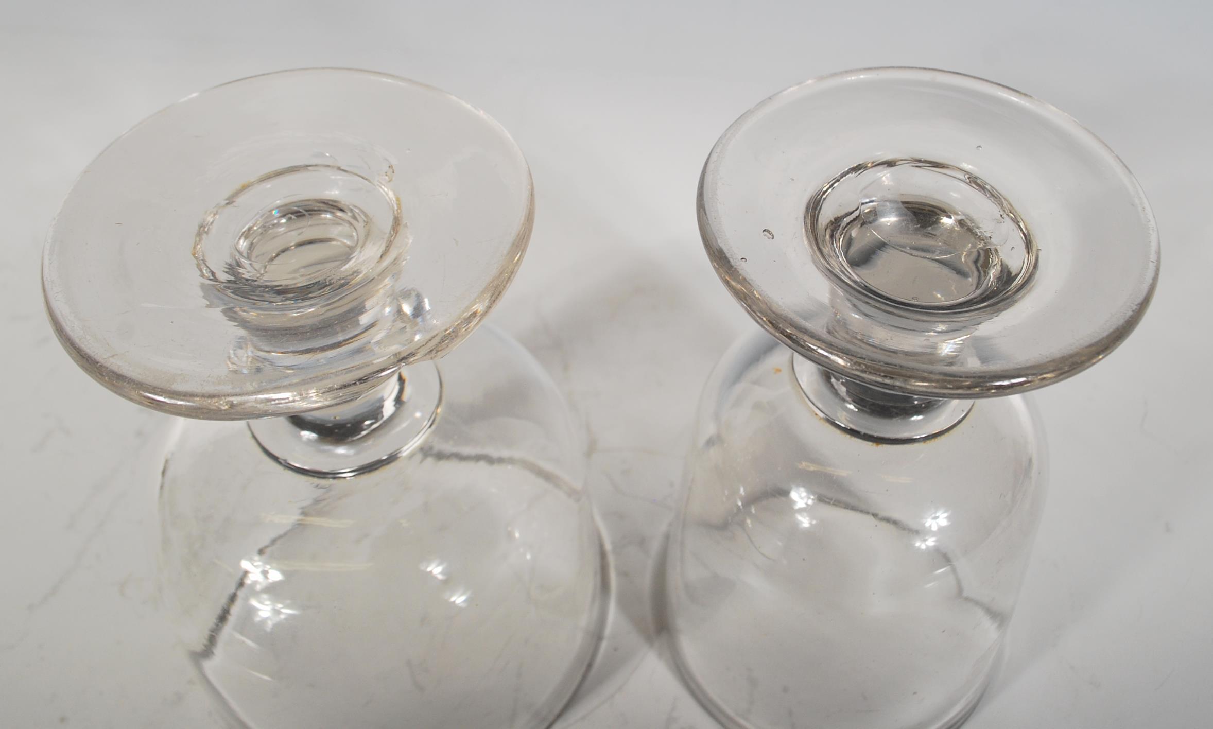 Two 19th century Georgian rummer glasses to includ - Image 10 of 10