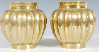 A pair of early 20th Century Chinese bronze censer