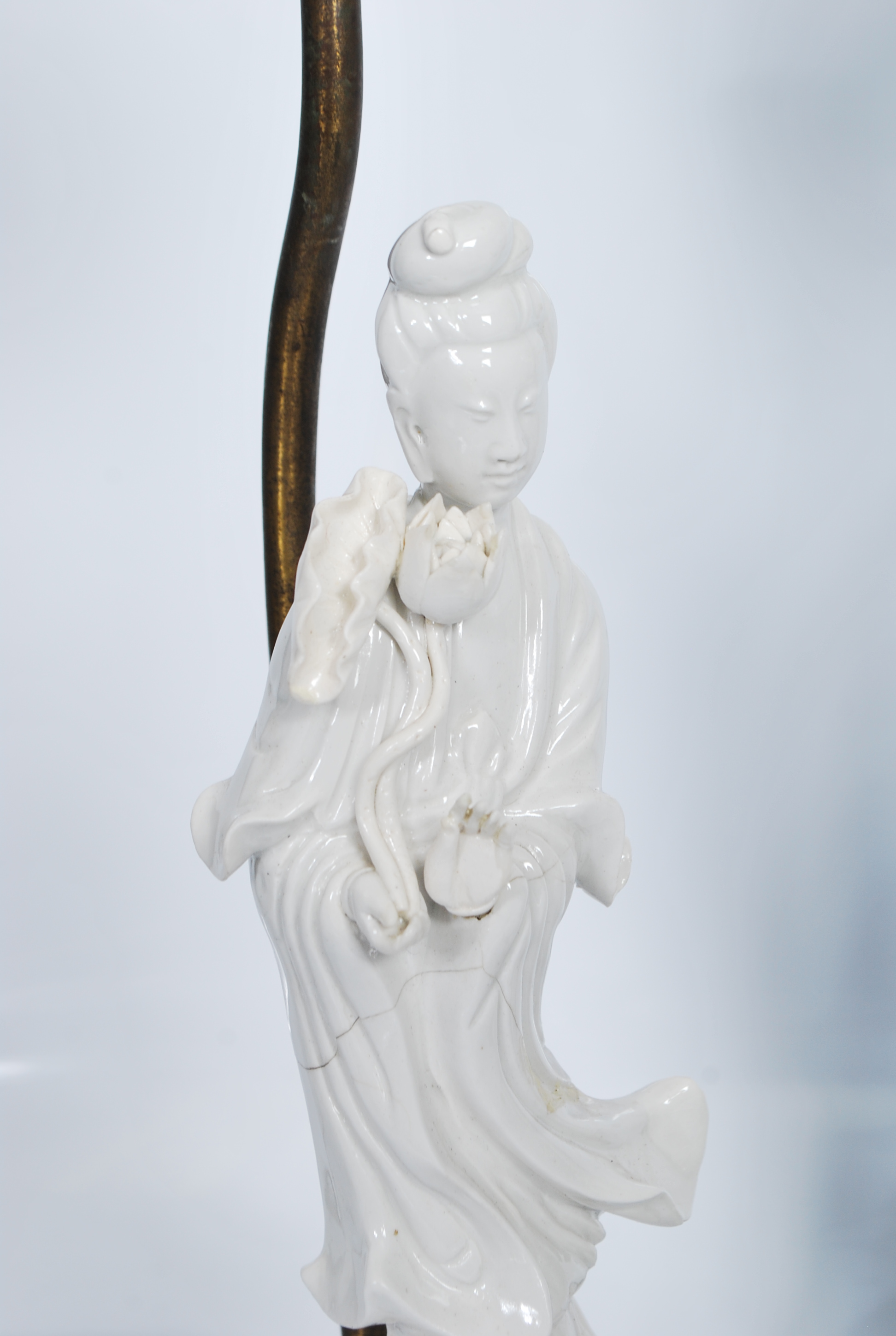 A pair of early 20th Century Chinese blanc de chin - Image 2 of 7