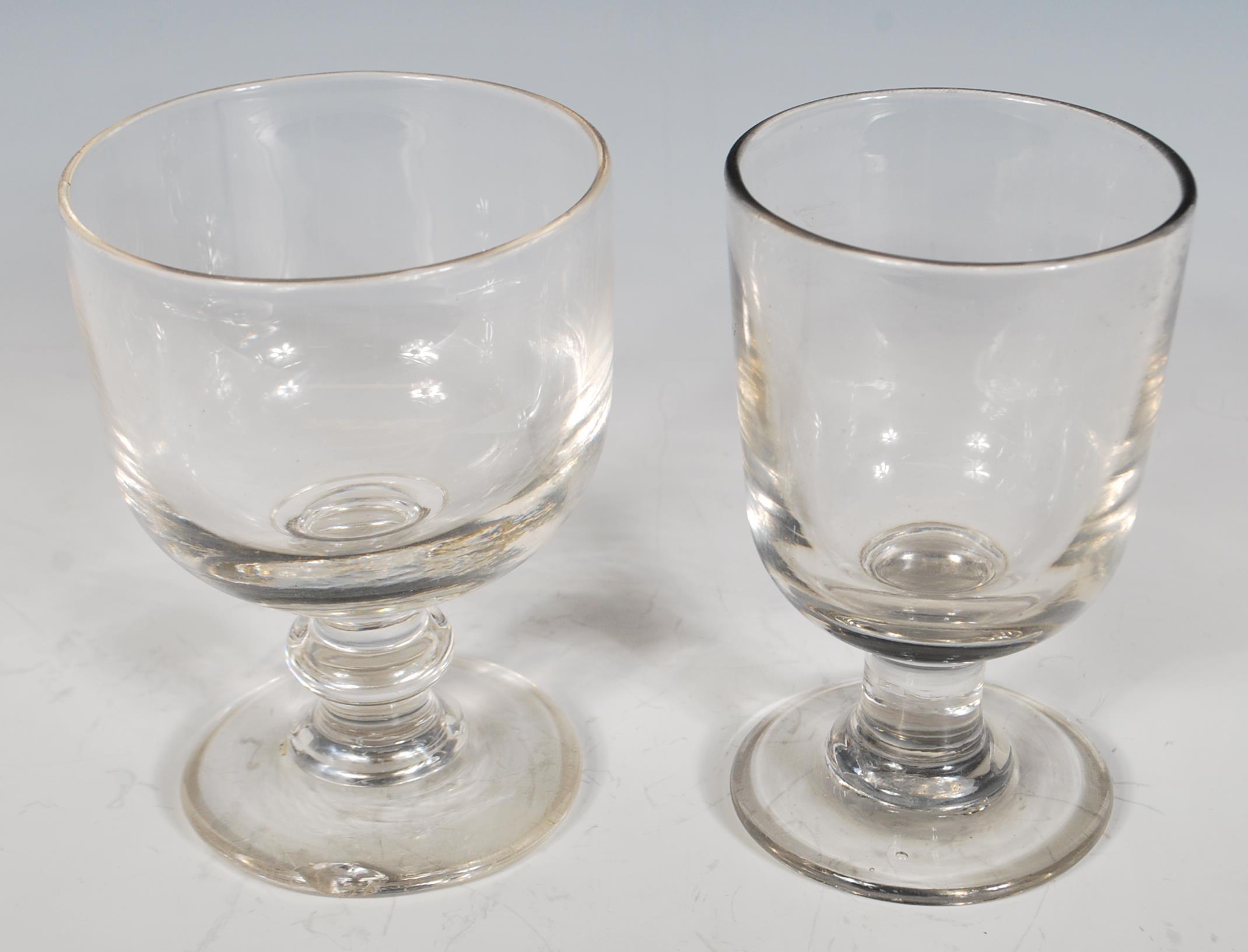 Two 19th century Georgian rummer glasses to includ - Image 2 of 10