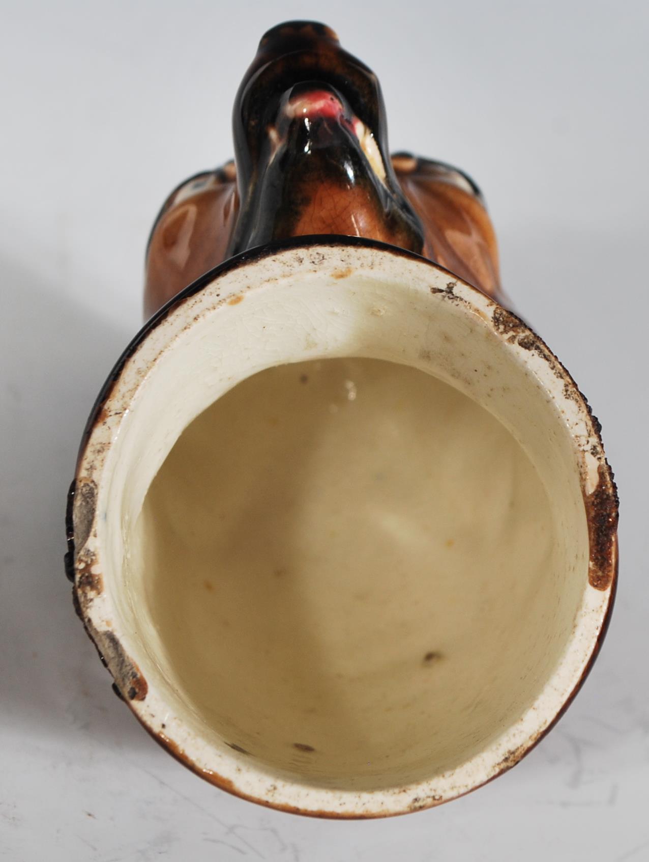 A 19th Century hunting interest ceramic stirrup cu - Image 7 of 7