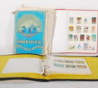Two stamp albums of world stamps dating from the 1