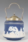A 19th Century Adams of Tunstall blue and white ja