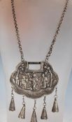 A 19th / 20th Century Chinese silver white metal l