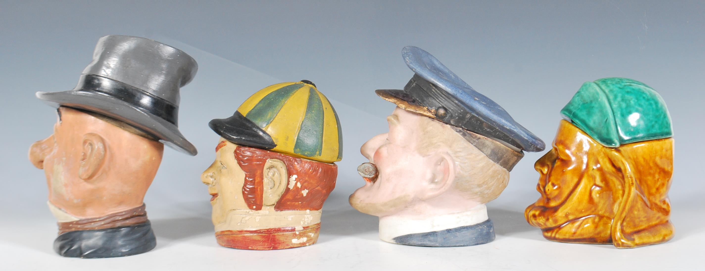 A group of 4 German made novelty ceramic / bisque - Image 4 of 8