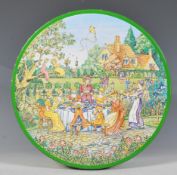 A Huntley & Palmer 'Rude' biscuit tin, the pictori