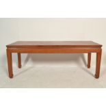 A 20th century Chinese hardwood rectangular coffee